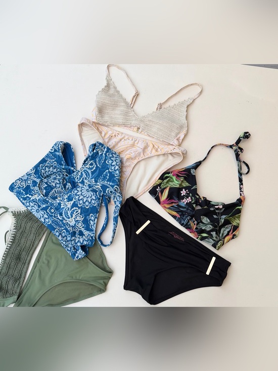 Cupshe Other - Bikini Bundle 4 Separate Matching Set EUC XS Tops XS/S Bottoms Beach Mermaidcore
